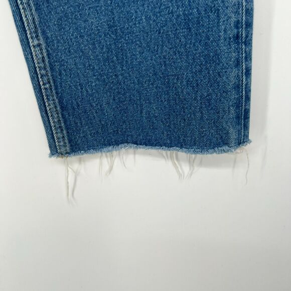 Redone Jeans Womens 30 Blue Medium Was Ultra High Rise Slim Skinny Fit Stretch - Picture 9 of 14